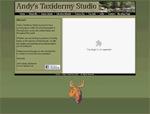 Tablet Screenshot of andystaxidermystudio.com